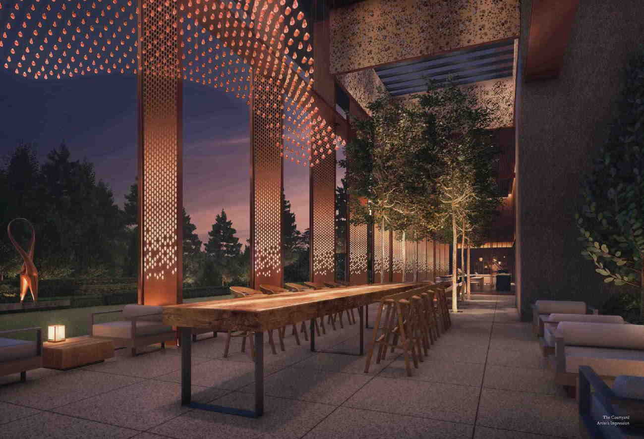 Kopar At Newton - View Of The Courtyard